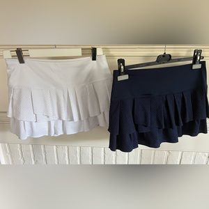 Lucky in Love Tennis Skirt Bundle - Wavy Pleat Tier, size medium (8-10)